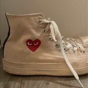 comme de garcon high top sneaker